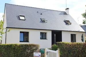 Photo d'une maison isoler 