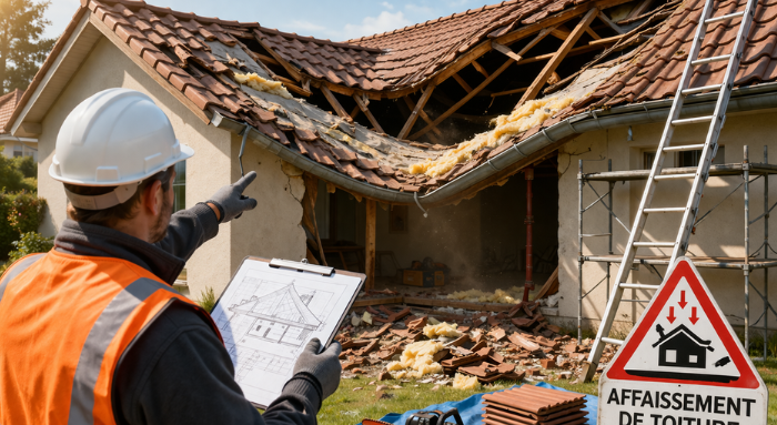 Affaissement de toiture : comprendre les causes et agir rapidement