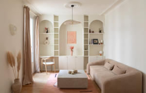 Optimiser espace perdu salon avec un bureau