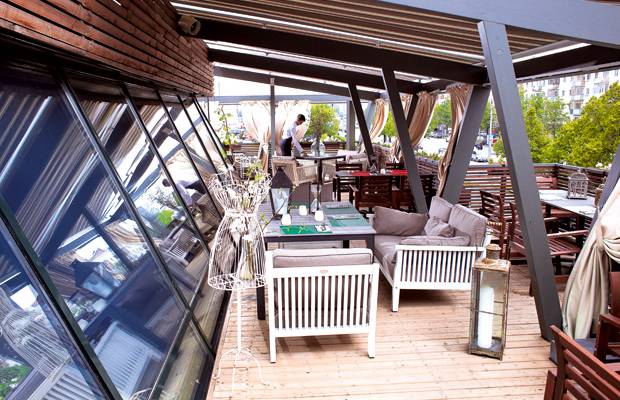 Terrasse de restaurant