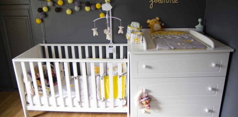Effet coloré dans la chambre de bébé