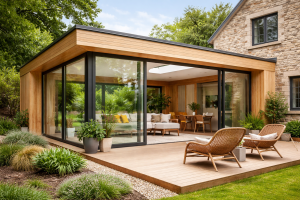 Extension avec baie vitrée : apporter lumière et modernité à votre maison