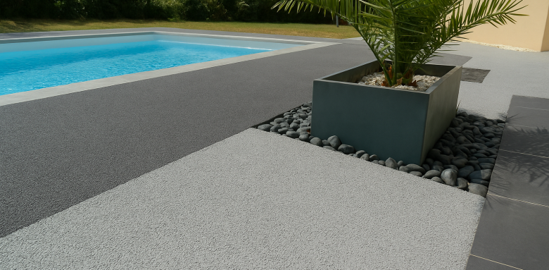 Le béton drainant (69340 FRANCHEVILLE)