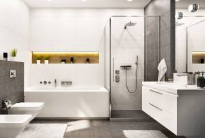 Separation de la salle de bain