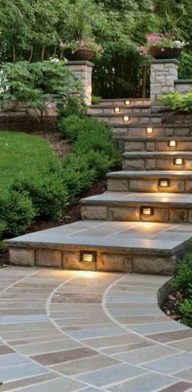 aménagement allée de jardin