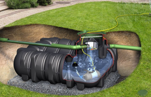  le récupérateur d'eau enterré
