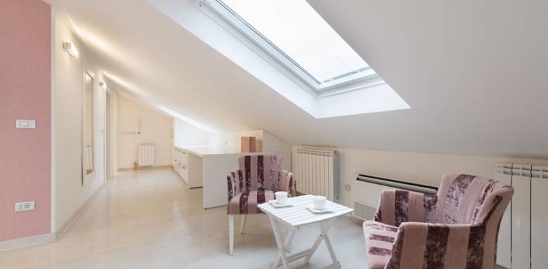 Espace salon sous combles
