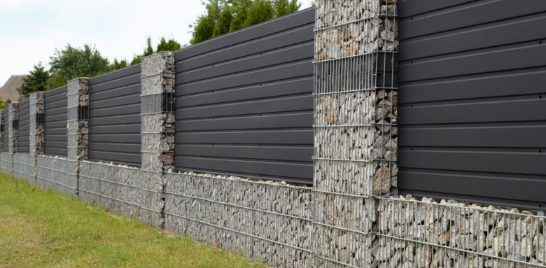 Mur gabion moderne