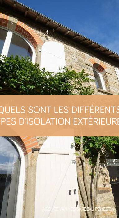 Quels sont les différents types d'isolation extérieure ?