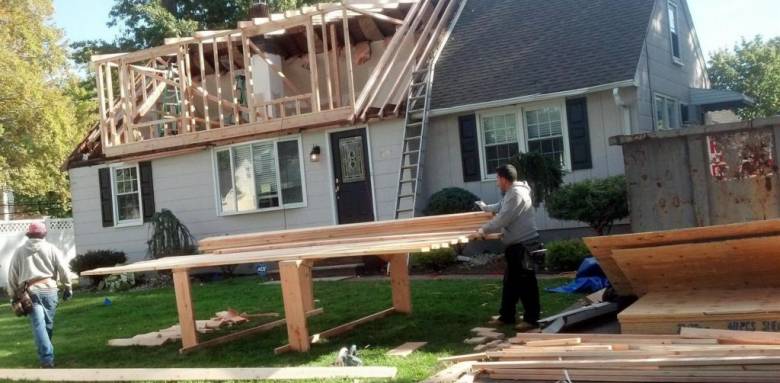 Surélévation maison