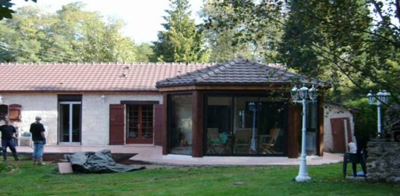 Extension bois terminée