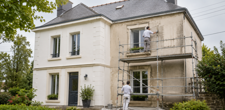 Rénover sa façade à Poissy