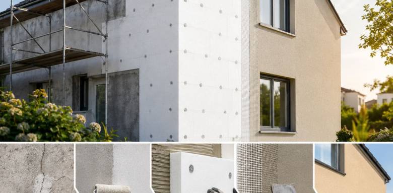  Chantier d'isolation thermique extérieure en cours - Nantes 44000 44200