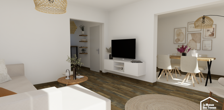 Plan 3D salon