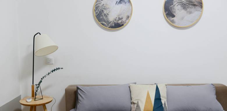 Une chambre d'ami sobre et élégante