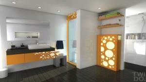 Chauffe-eau salle de bain énergie circulaire marque Twido