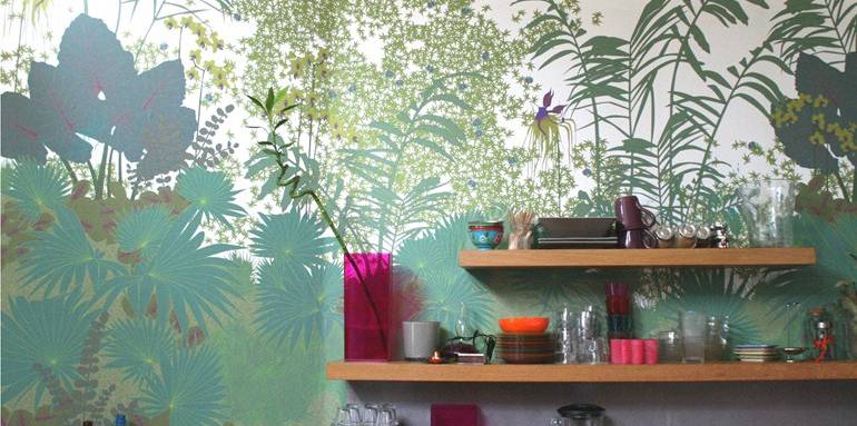 papier peint panoramique forêts