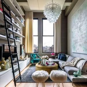 Aménager un salon en longueur nécessite quelques astuces simples (source Pinterest, Marie-Claire Maison)