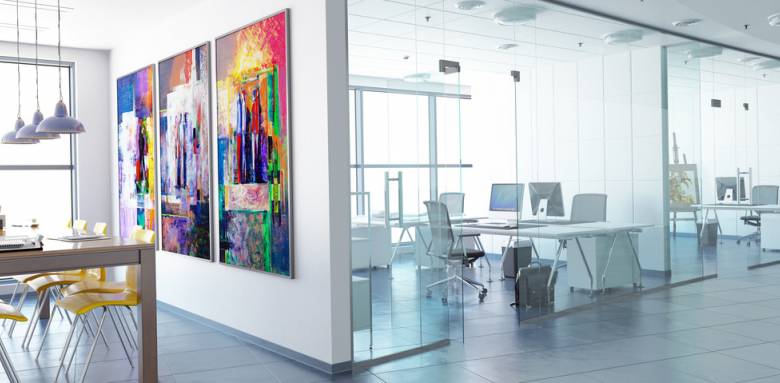 cloison de séparation transparente