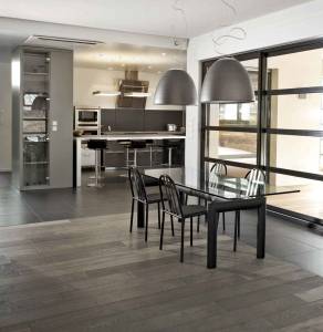 Mix parquet / carrelage sol