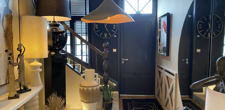 Décoration d'une entrée chic et accueillante