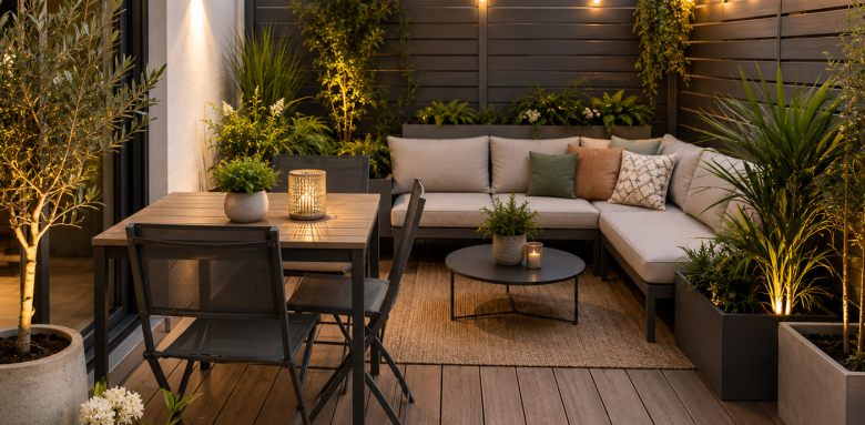Comment aménager une terrasse de 12 m² ?