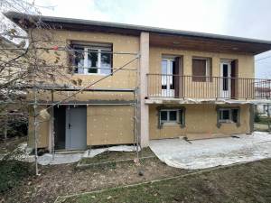 Isolation extérieure d'une maison ancienne dans l'Ouest Lyonnais