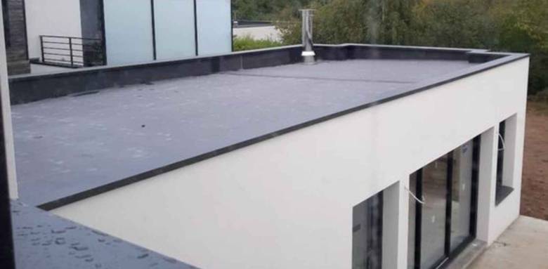 Membrane sur toit plat