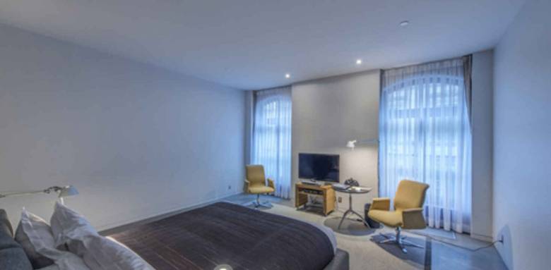 Réalisation de chambre d'hôtel moderne à Boulogne Billancourt