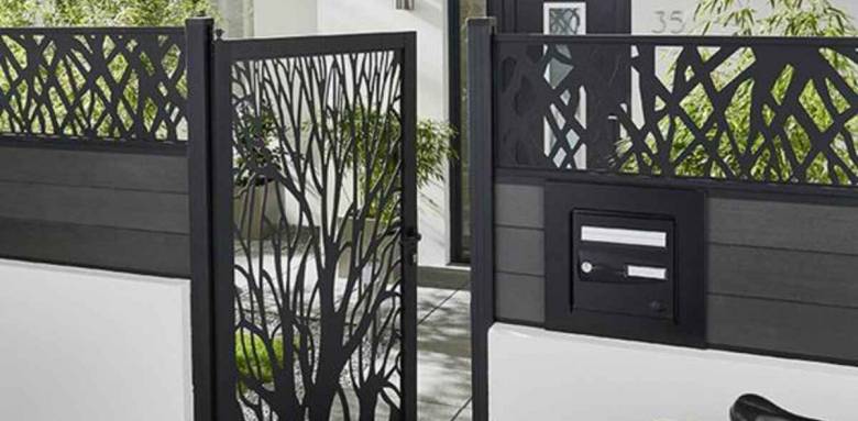 Clôture complète en alu