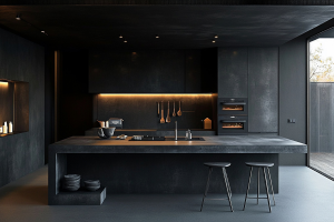 Rénovation de cuisine béton ciré