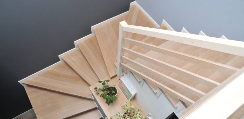 Escalier trois quart tournant - Nantes 44