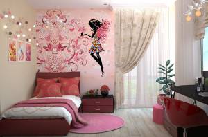 Autocollants muraux comme décoration d'intérieur