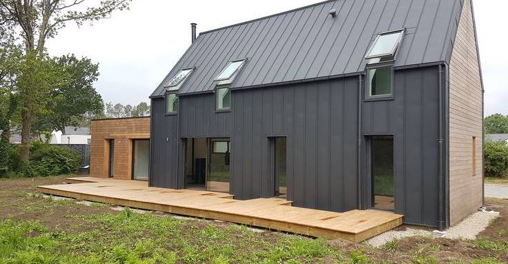 Extension maison zinc Haguenau