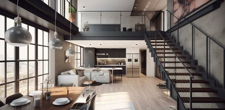 mezzanine ouverte