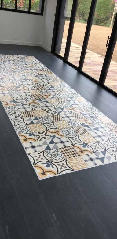 carrelage à motif géométriques