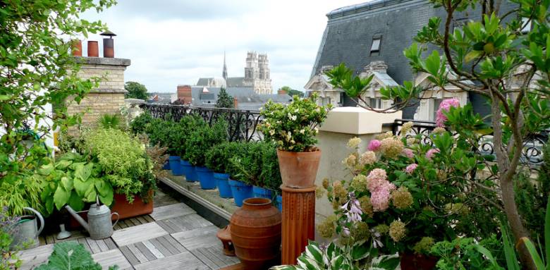 Transformer un balcon en petit jardin - Nantes 44