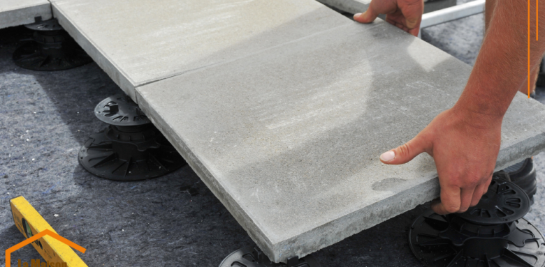 Terrasse sur plots - menuisier 77, maçon 77, charpentier 77, bureau d'études 77, tailleur de pierre 77