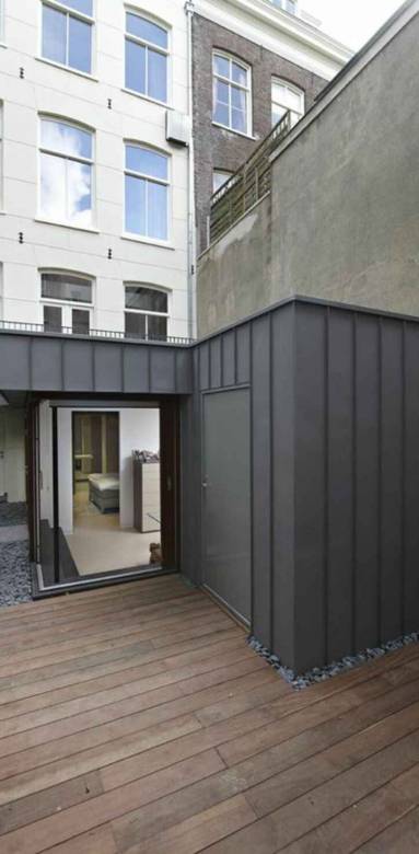 extension maison zinc