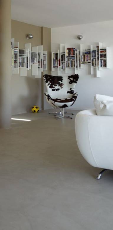 carreaux de béton et plâtre