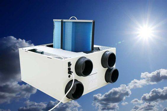 Equipement d'une VMC en double flux