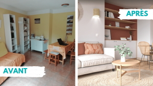 Rénovation résidence secondaire - salon salle à manger