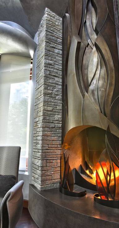 Cheminée "Œuvre d'art"