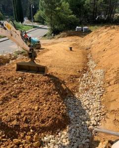 Travaux de terrassement pour construire une extension de maison - Cholet 49