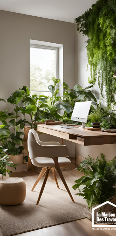 La nature s’invite au bureau : bioophilie et bien-être