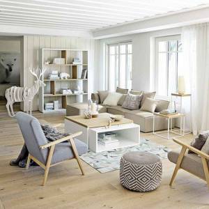 Esprit scandinave dans le salon