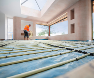 Poser un plancher chauffant à Arras