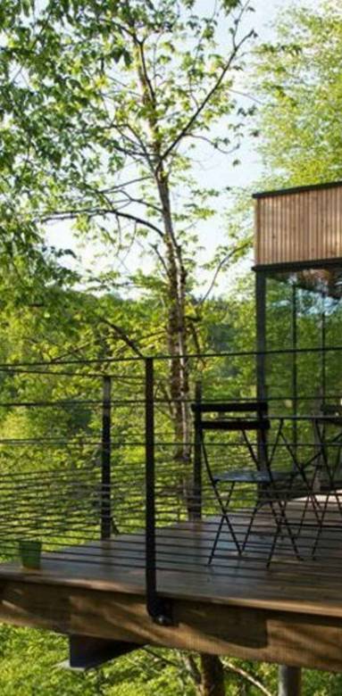 création d'un terrasse sur pilotis