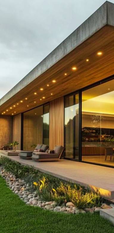 Extension maison contemporaine 