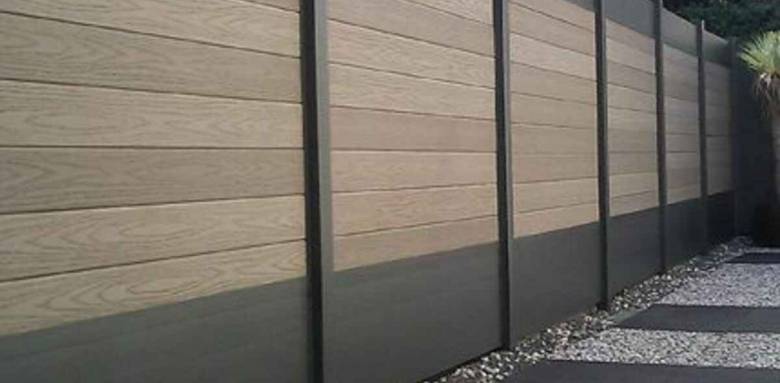 Clôture bois et alu